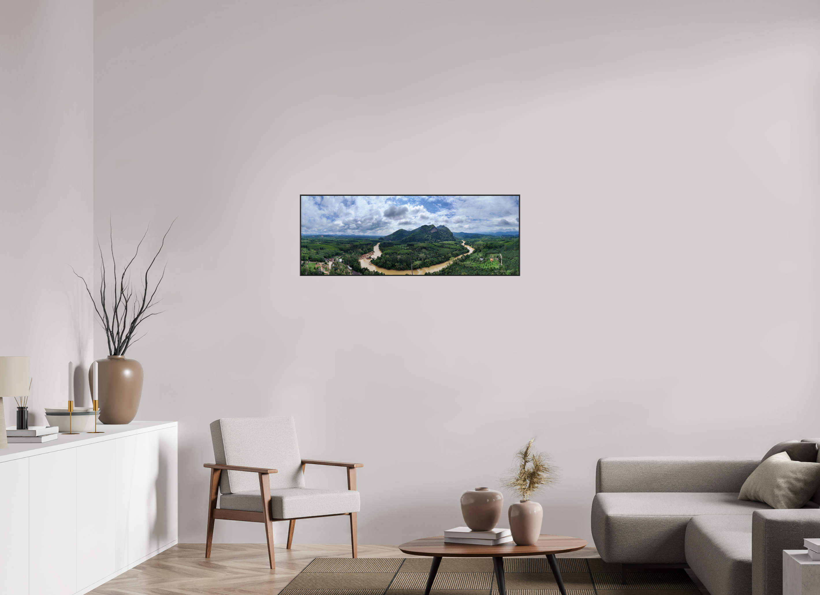 110,3 x 40 cm, canvas Heart of the Hills – Theppitak Mountain, Surat Thani