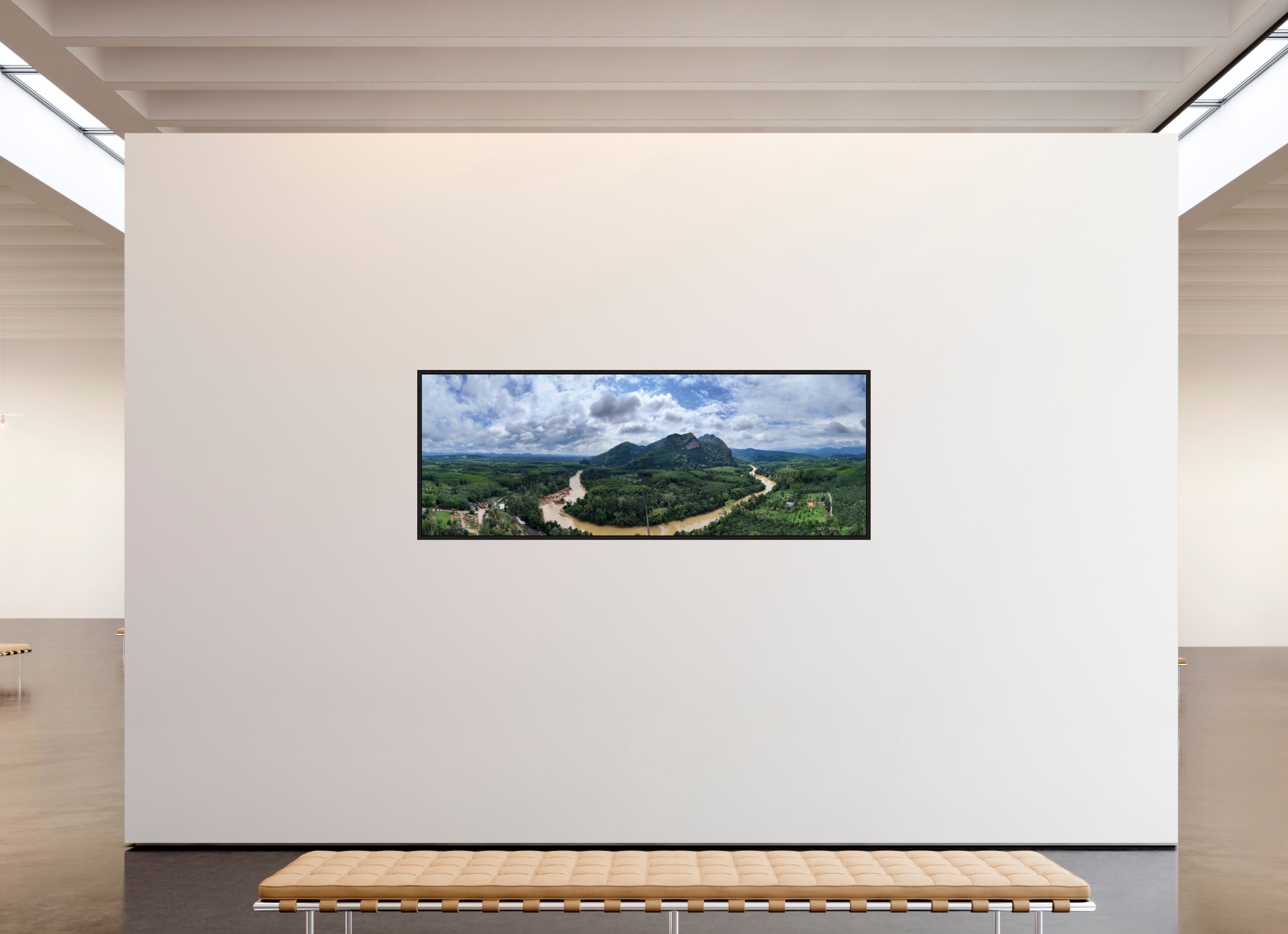 220,6 x 80 cm, Floater Frame Heart of the Hills – Theppitak Mountain, Surat Thani