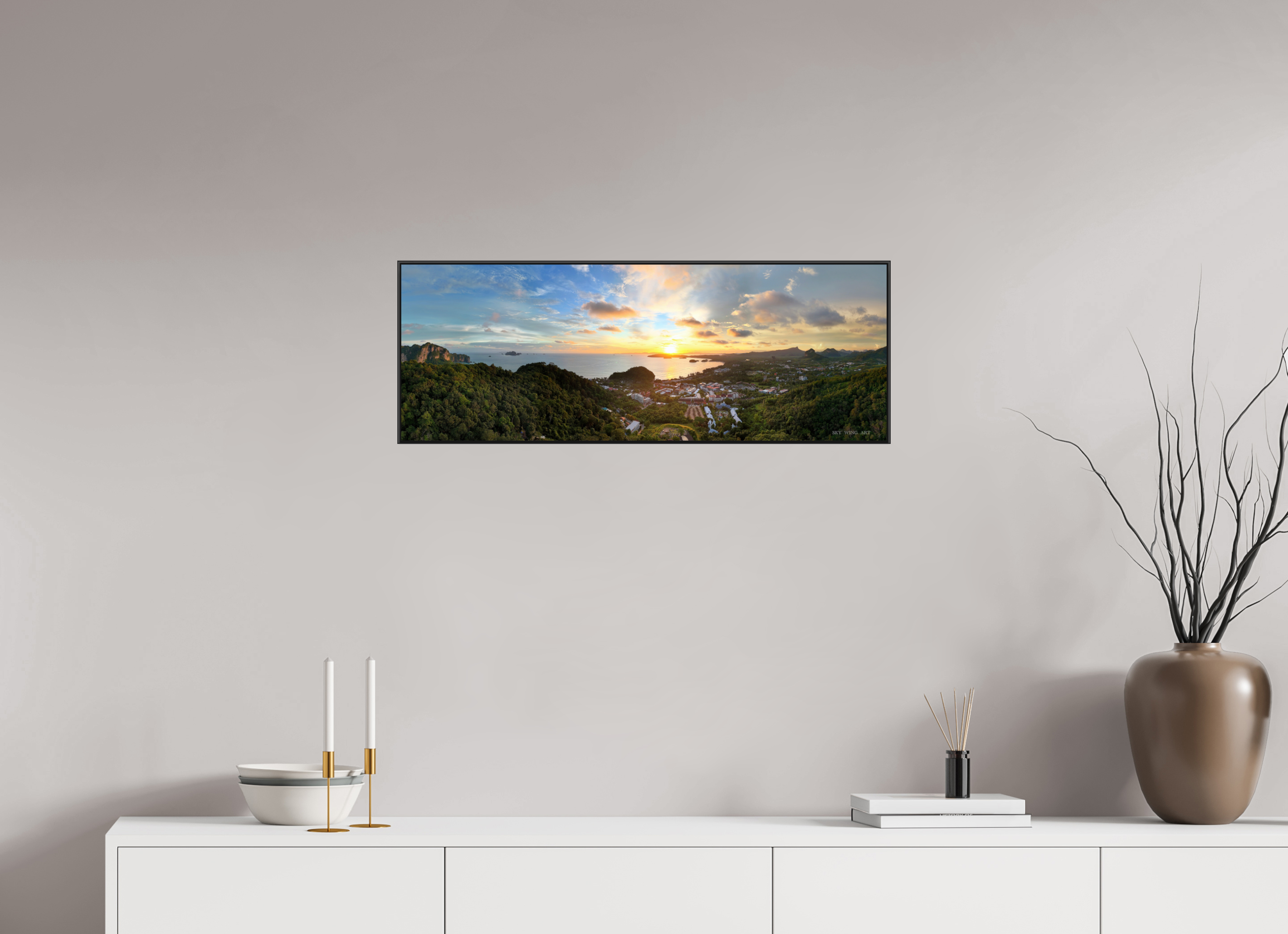 82,7 x 30 cm, canvas Fading Light – Shores of Nopparat Thara, Ao Nang