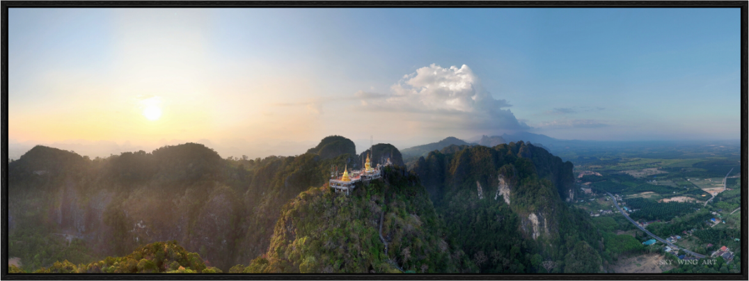 Main image Sacred Summit – Wat Tham Suea in Sunset Glow, Krabi
