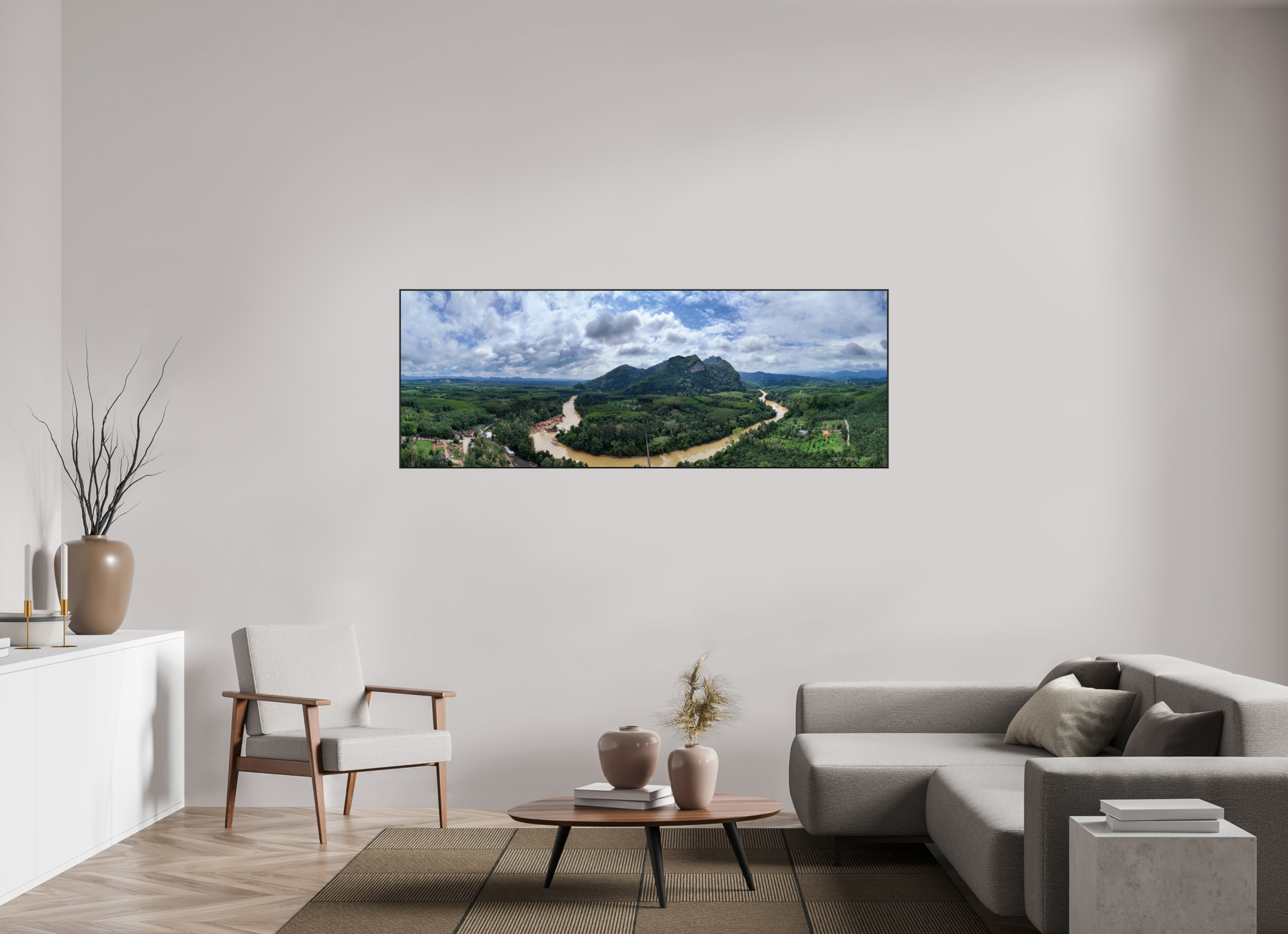 193 x 70 cm, canvas Heart of the Hills – Theppitak Mountain, Surat Thani
