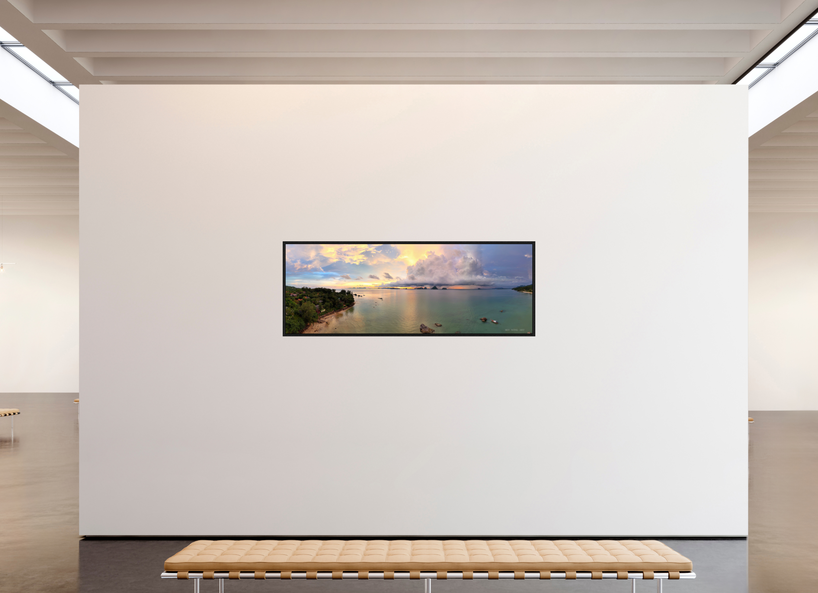 193 x 70 cm, Floater Frame Stormlit Horizon – Tubkaek Beach, Krabi
