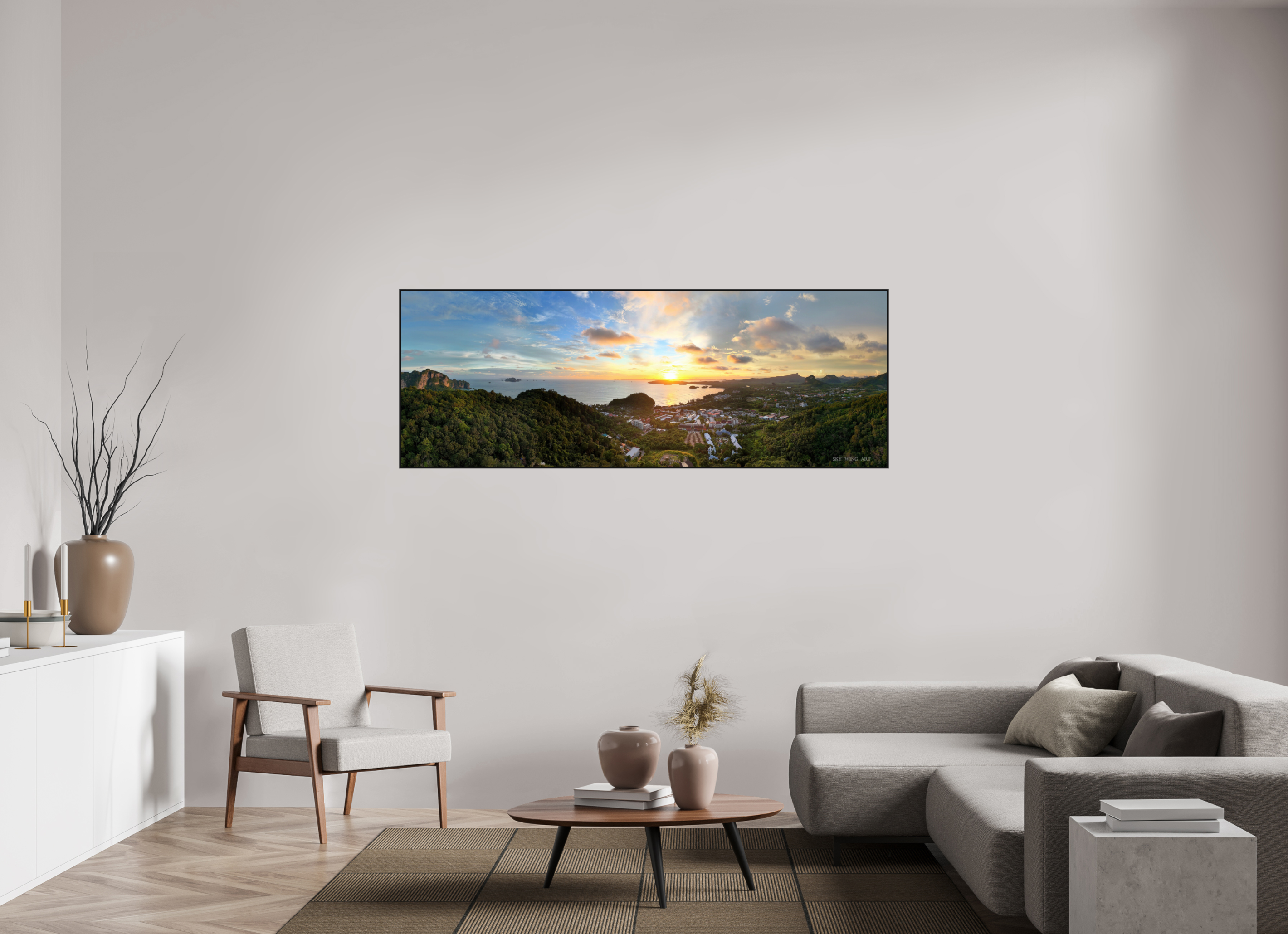 193 x 70 cm, canvas Fading Light – Shores of Nopparat Thara, Ao Nang